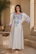 Floral Long Sleeve Abaya