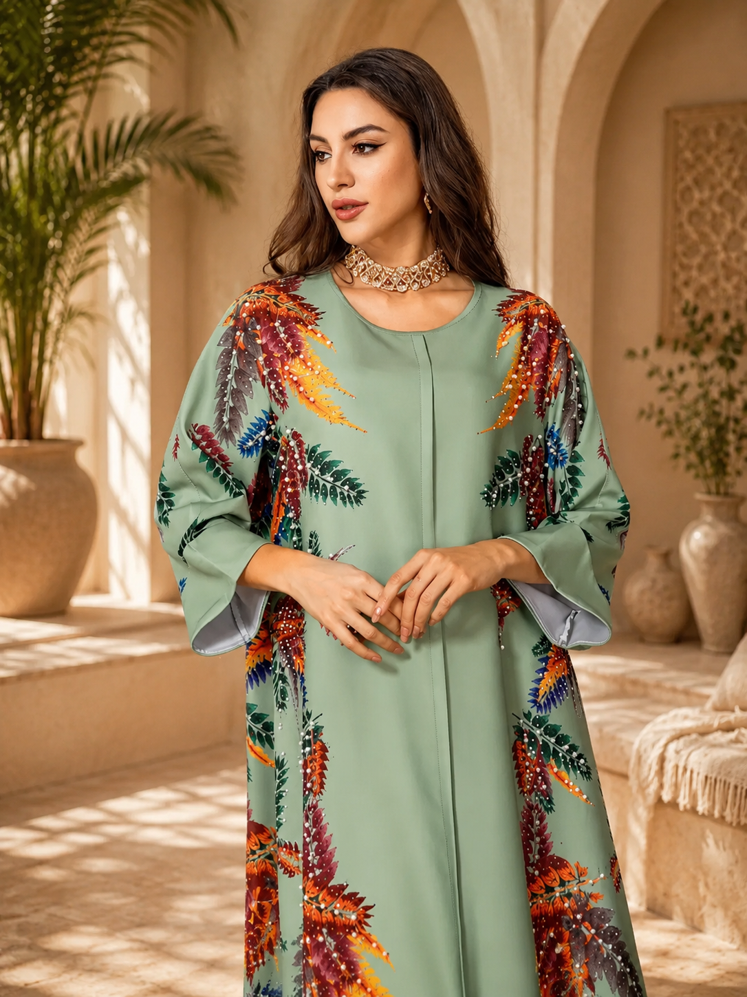 Samira Amber Abaya