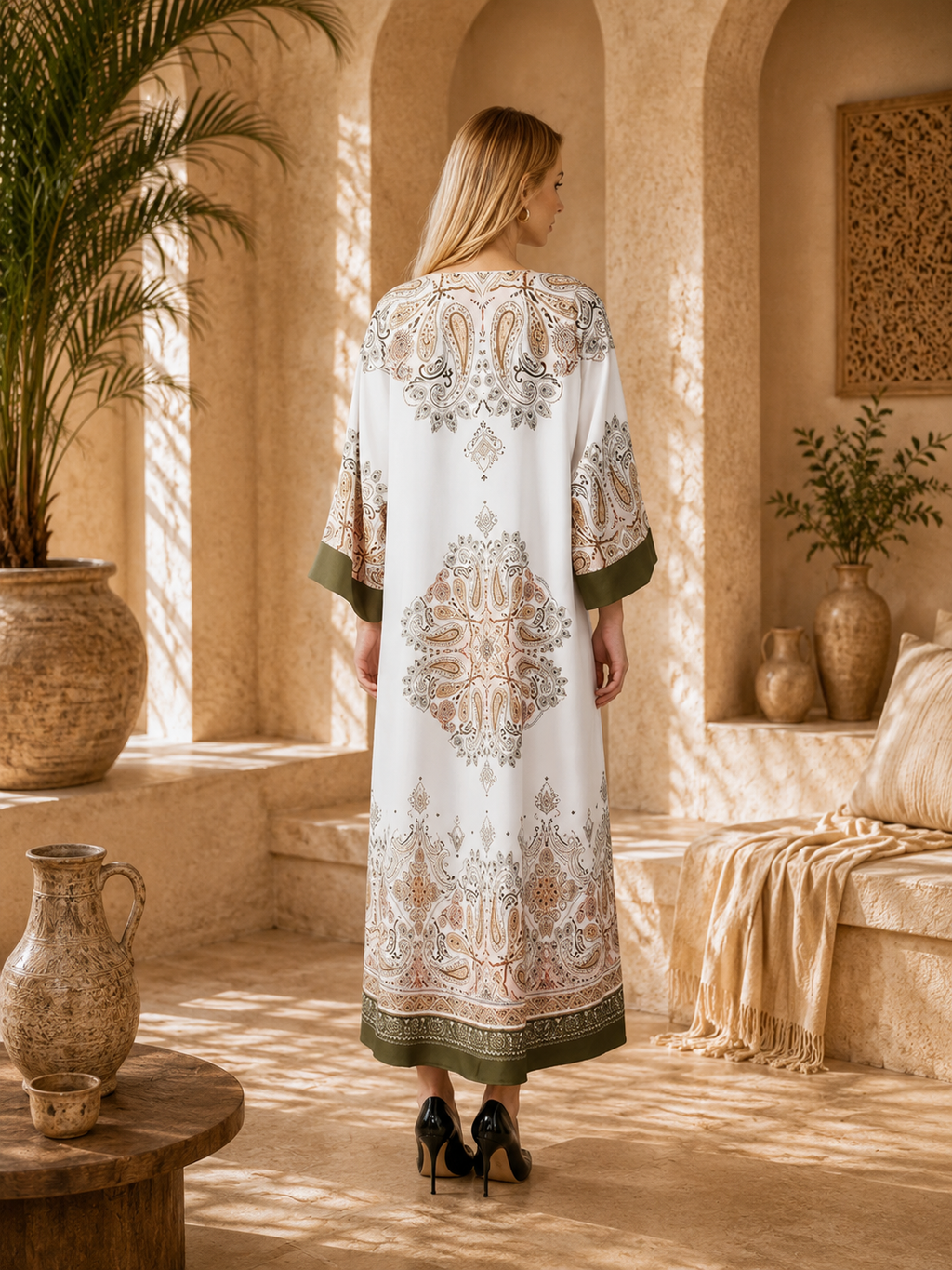 Yasmin Floral Abaya